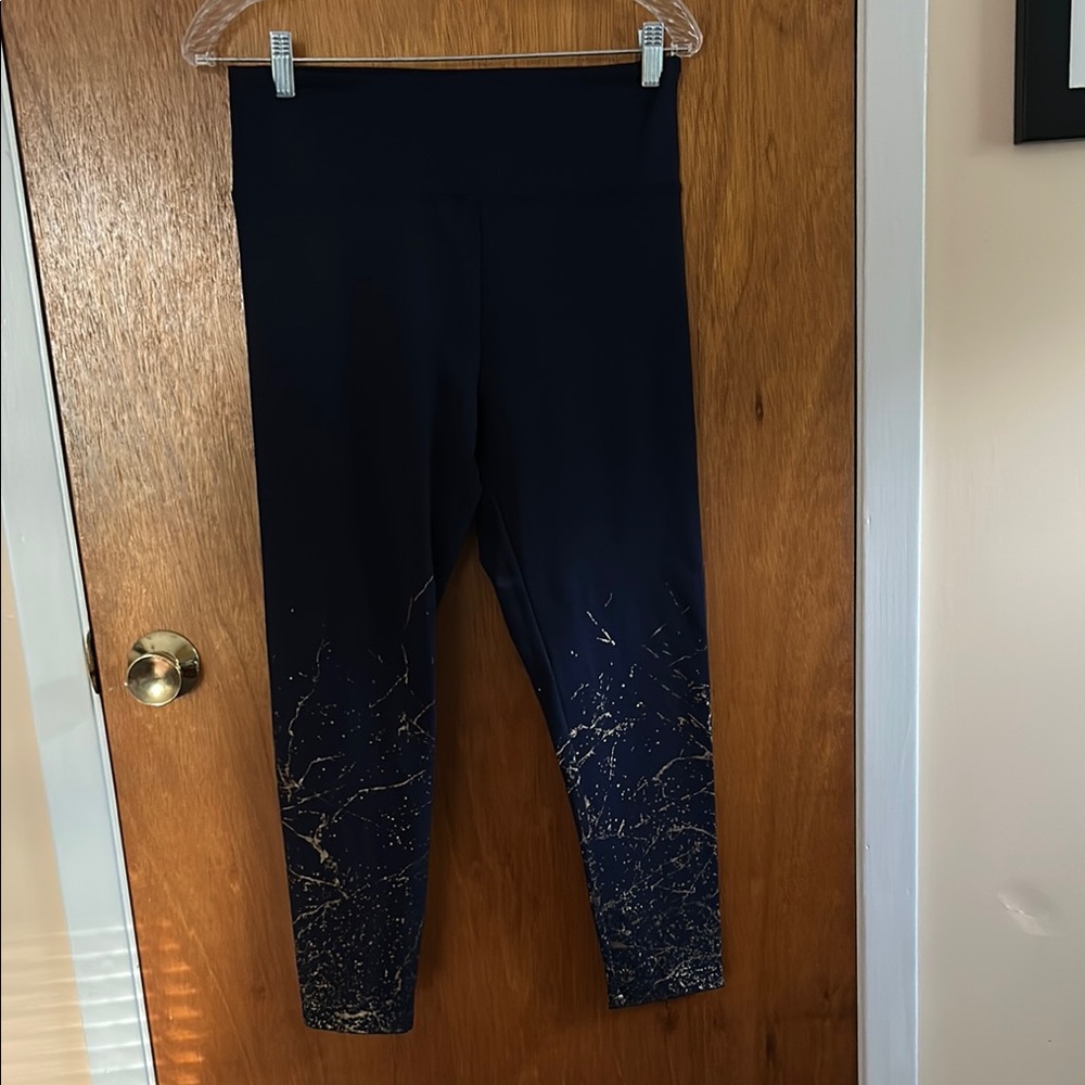 Marika Navy Blue Leggings